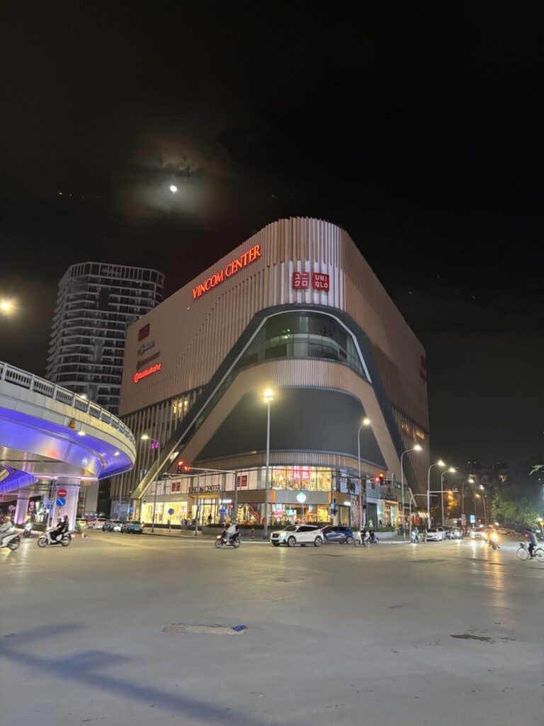 die moderne Seite von Hanoi