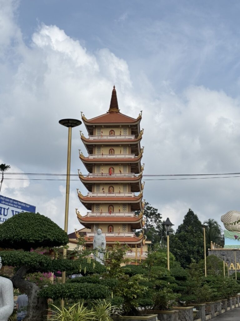 Turm des Pagodas Mekong