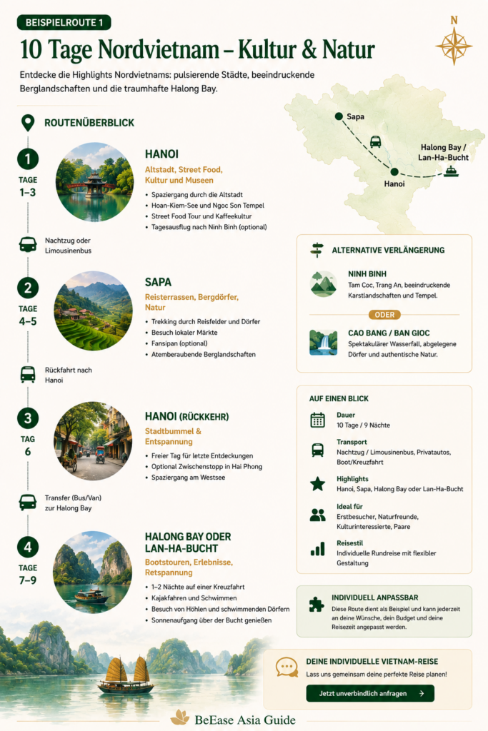 10 Tage Nordvietnam Reise