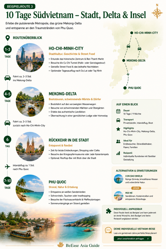10 Tage Südvietnam Reise