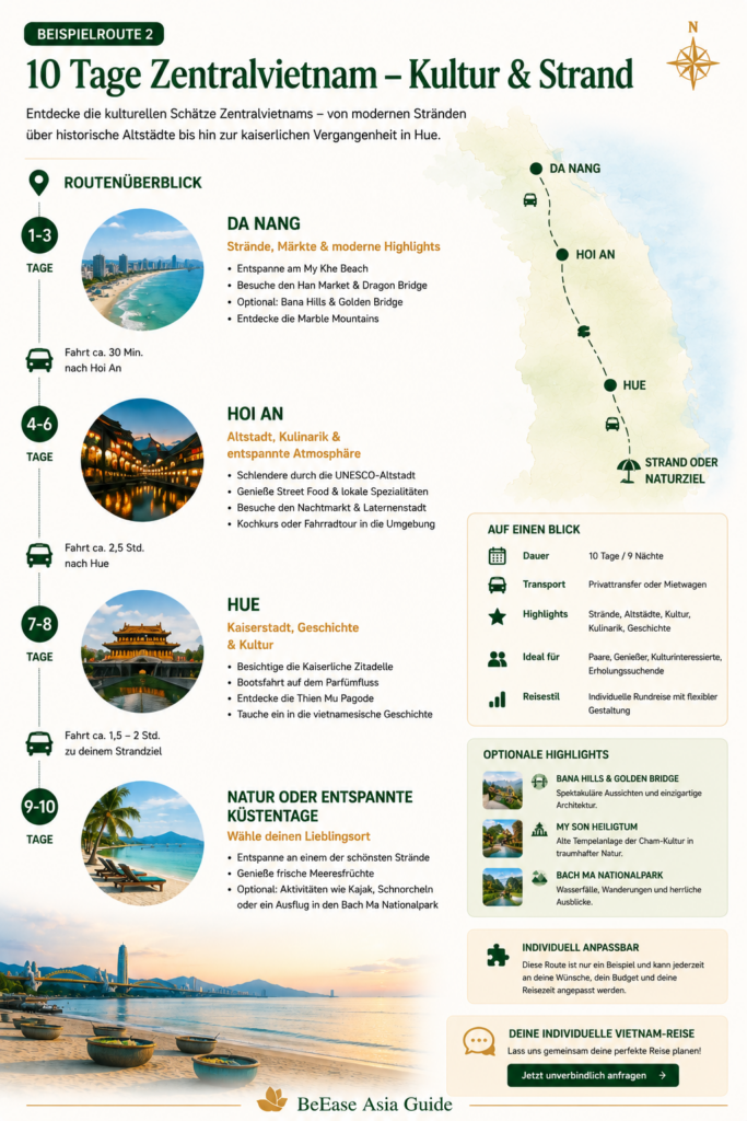 10 Tage Zentralvietnam Reise
